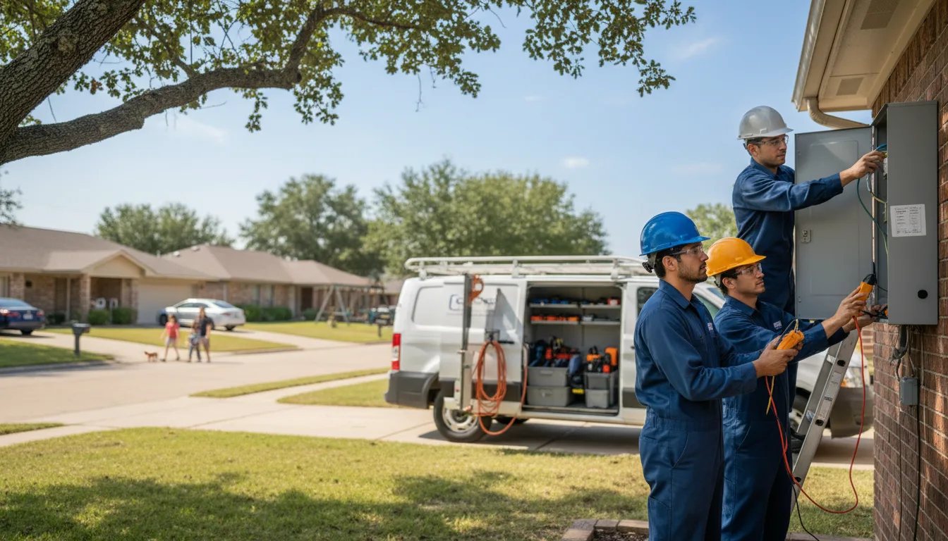 Certified electrician providing emergency electrical services in New Johnsonville, TN